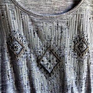 Miss Me LG Boutique Shirt 3/4 sleeves EUC purchased New from The Buckle